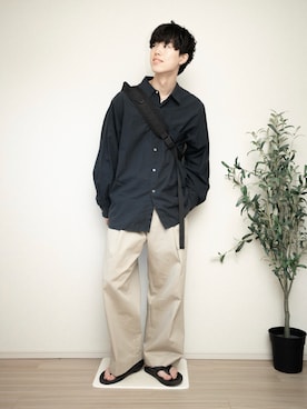 「Steven Alan（スティーブンアラン）のアイテム」を使った、RIKUさん（メンズ・171cm）の春コーディネート