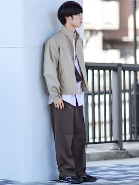 「MIZUNO（ミズノ　）のアイテム」を使った、RIKUさん（メンズ・171cm）の秋コーディネート