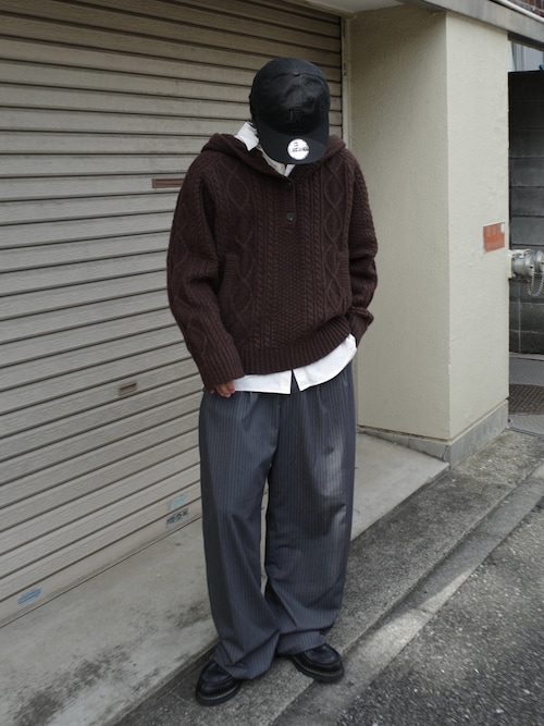 CLASS クラス ダークグレー ストライプ スラックス 堀切 CLASS クラス