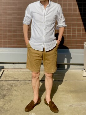 「FERRANTE（フェランテ）のアイテム」を使った、エフポンさん（メンズ・171cm）の春コーディネート