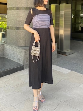 「LADYMADE（レディメイド）のアイテム」を使った、tea._.coさん（レディース・164cm）の春コーディネート