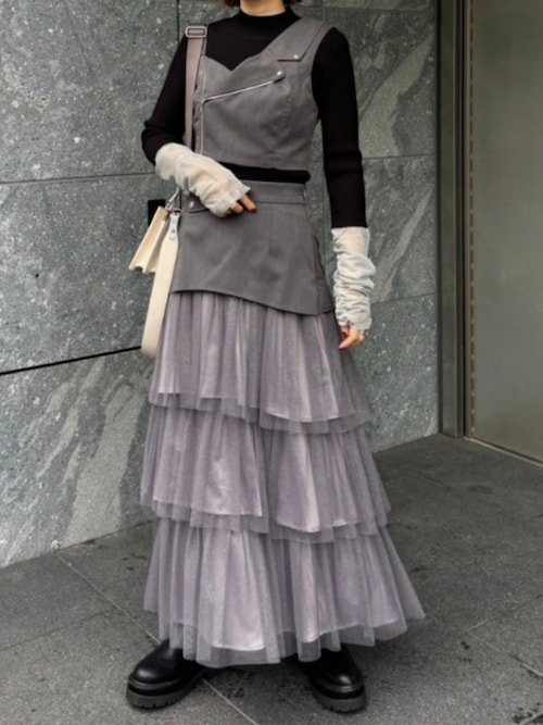 ラメチュールフリルティアードスカート(スカート)|LADYMADE(レディ ラメチュールフリルティアードスカート(スカート)|LADYMADE(レディ