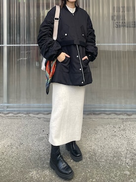 tea._.coさん(レディース・164cm)の冬コーディネート