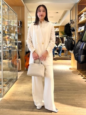 Demi-Luxe BEAMSさん（レディース・157cm）の冬コーディネート