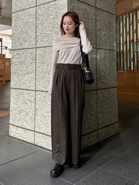 Demi-Luxe BEAMSさん(レディース・162cm)の冬コーディネート