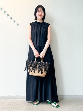 「MARCHER（マルシェ）のアイテム」を使った、Demi-Luxe BEAMSさん（レディース・160cm）の夏コーディネート