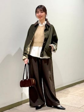 「Demi-Luxe BEAMS（デミルクス ビームス）のアイテム」を使った、Demi-Luxe BEAMSさん（レディース・161cm）の秋コーディネート