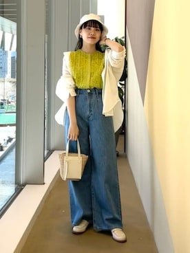 Demi-Luxe BEAMSさん（レディース・156cm）の春コーディネート