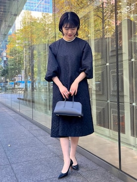 Demi-Luxe BEAMSさん（レディース・165cm）の冬コーディネート