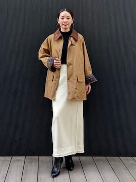 「バブアー」｜Demi-Luxe BEAMSさん（レディース・162cm）の夏コーディネート