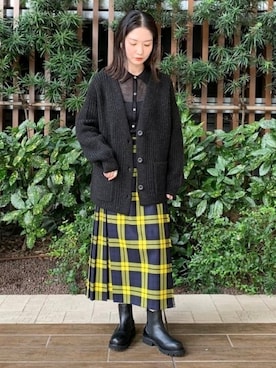 Demi-Luxe BEAMSさん（レディース・158cm）の秋コーディネート