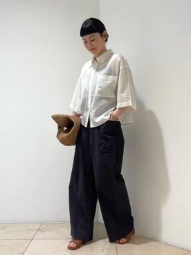 Demi-Luxe BEAMSさん（レディース・160cm）の春コーディネート