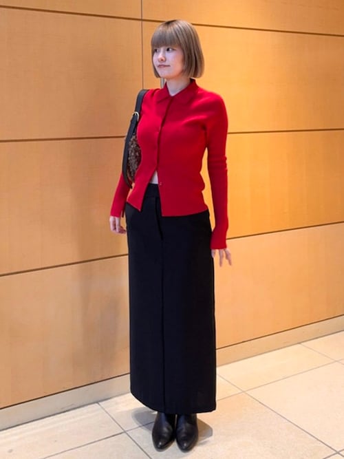 セール】【1/9値下げ】ポリエステル ウール ポロ カーディガン