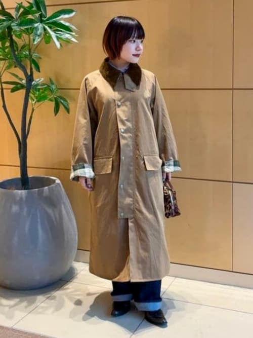 別注】BARBOUR / BURGHLEY ロングコート（その他アウター）｜Barbour