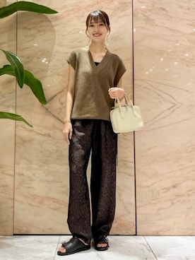 「TICCA(ティッカ)のアイテム」を使った、Demi-Luxe BEAMSさん(レディース・158cm)の夏コーディネート