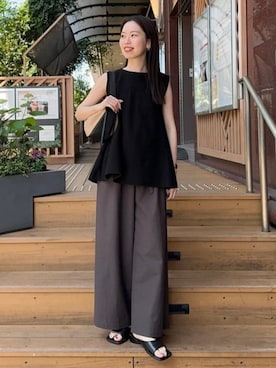 Demi-Luxe BEAMSさん（レディース・161cm）の夏コーディネート