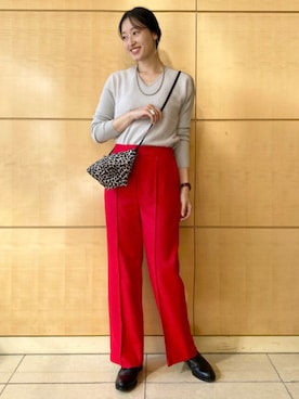 Demi-Luxe BEAMSさん（レディース・162cm）の冬コーディネート