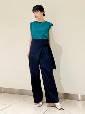 Demi-Luxe BEAMSさん(レディース・157cm)の夏コーディネート