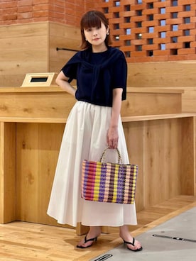 Demi-Luxe BEAMSさん(レディース・159cm)の夏コーディネート