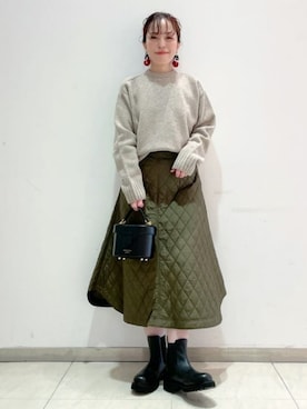 Demi-Luxe BEAMSさん(レディース・158cm)の秋コーディネート