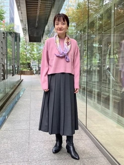 アシンメトリー プリーツスカート（スカート）｜Demi-Luxe BEAMS