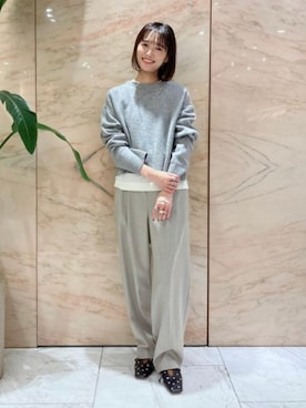 「Demi-Luxe BEAMS（デミルクス ビームス）のアイテム」を使った、Demi-Luxe BEAMSさん（レディース・166cm）の秋コーディネート