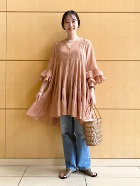 Demi-Luxe BEAMS / アタ オープンワーク カゴバッグを使った人気