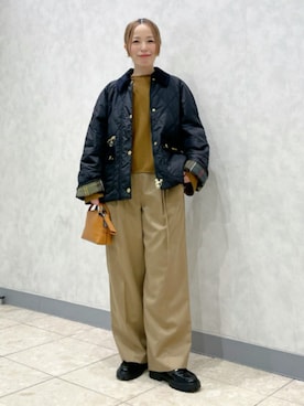 Demi-Luxe BEAMSさん（レディース・158cm）の冬コーディネート