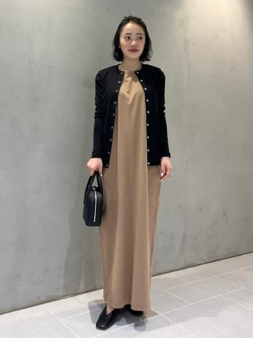 エイトン aton ワンピース セール】【別注】ATON / DRY COTTON JERSEY ワンピース [洗える