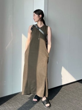 「NOMADIS（ノマディス）のアイテム」を使った、Demi-Luxe BEAMSさん（レディース・168cm）の夏コーディネート