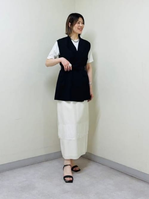 スムース ハーフスリーブ Tシャツ（Tシャツ/カットソー）｜Demi-Luxe