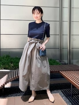 Demi-Luxe BEAMSさん（レディース・168cm）の夏コーディネート
