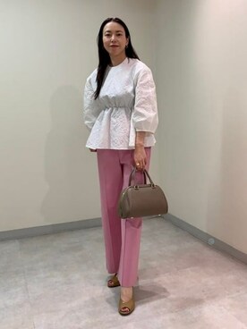 Demi-Luxe BEAMSさん（レディース・158cm）の秋コーディネート