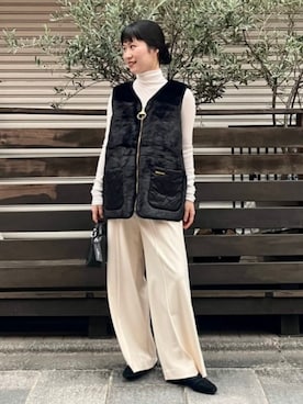 「Demi-Luxe BEAMS（デミルクス ビームス）のアイテム」を使った、Demi-Luxe BEAMSさん（レディース・155cm）の秋コーディネート