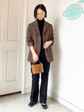 Demi-Luxe BEAMSさん(レディース・166cm)の秋コーディネート