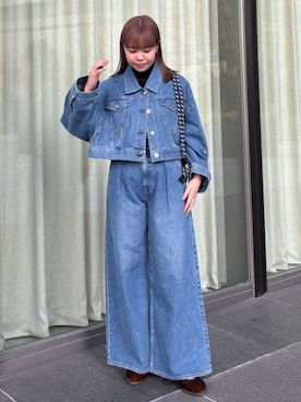 Demi-Luxe BEAMSさん（レディース・158cm）の冬コーディネート