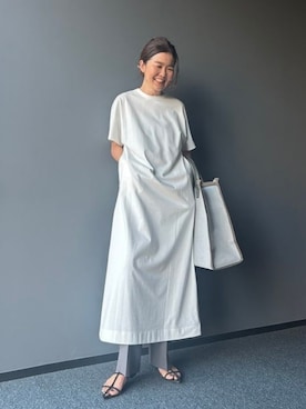 「SLOANE（スローン）のアイテム」を使った、Demi-Luxe BEAMSさん（レディース・162cm）の春コーディネート