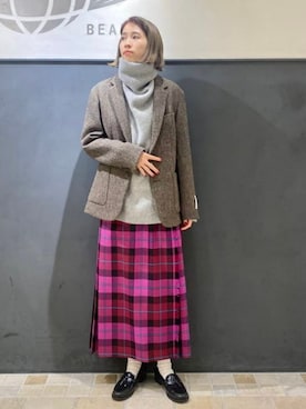 Demi-Luxe BEAMSさん（レディース・162cm）の秋コーディネート