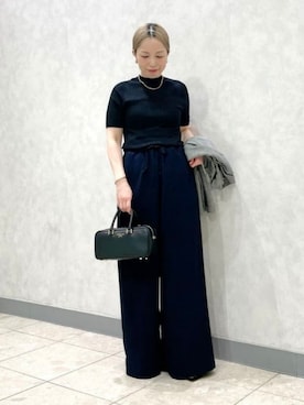 「Demi-Luxe BEAMS（デミルクス ビームス）のテーラード カノコ ジャケット（Other outerwear、その他）」を使った、Demi-Luxe BEAMSさん（レディース・164cm）の春コーディネート