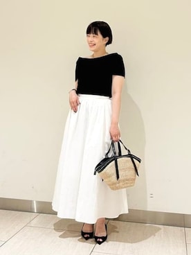 Demi-Luxe BEAMSさん(レディース・155cm)の春コーディネート
