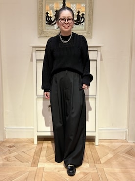 Demi-Luxe BEAMSさん（レディース・157cm）の冬コーディネート