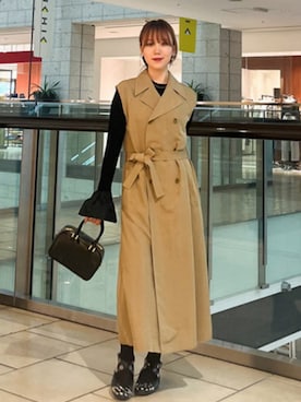 「Demi-Luxe BEAMS（デミルクス ビームス）のアイテム」を使った、Demi-Luxe BEAMSさん（レディース・163cm）の秋コーディネート