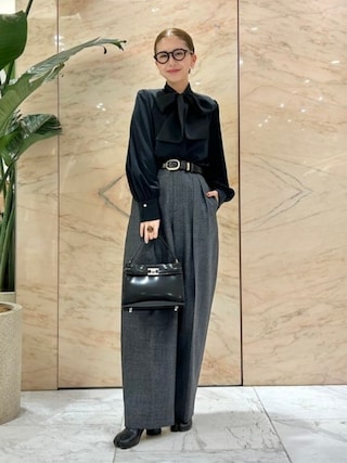 【美品】エイトン　スラックス・ウール・bacic pants・04・毛・ATON 1732080628_320.jpg