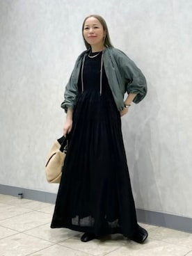 「NE QUITTEZ PAS!（ヌキテパ）のアイテム」を使った、Demi-Luxe BEAMSさん（レディース・158cm）の春コーディネート