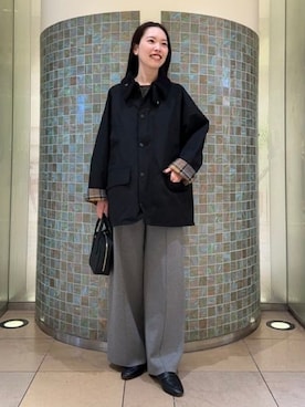 「バブアー」｜Demi-Luxe BEAMSさん（レディース・161cm）の夏コーディネート