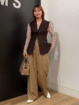 Demi-Luxe BEAMSさん(レディース・153cm)の秋コーディネート