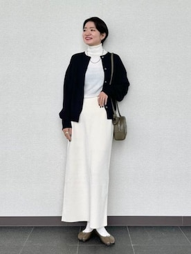 「バレエシューズ」｜「アイテム（ブルゾン）」を使った、Demi-Luxe BEAMSさん（レディース・162cm）の秋コーディネート