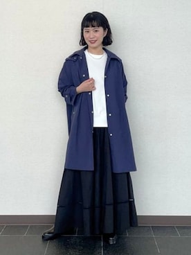 「アイテム（その他アウター）」を使った、Demi-Luxe BEAMSさん（レディース・155cm）の夏コーディネート