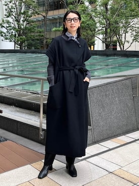「EFFE BEAMS（エッフェビームス）のアイテム」を使った、Demi-Luxe BEAMSさん（レディース・169cm）の秋コーディネート