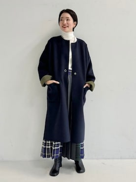 Demi-Luxe BEAMSさん（レディース・162cm）の秋コーディネート